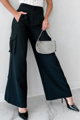 Finally On Time Cargo Pants (Black)