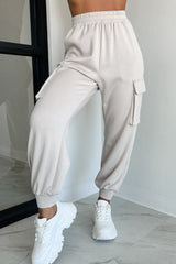 DOORBUSTER Forever A Homebody Cargo Joggers (Light Tan)
