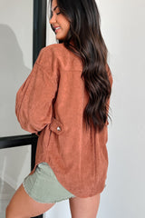 Harlan Corduroy Shacket (Copper)