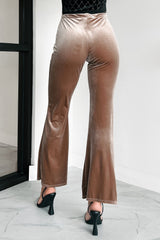 Timeless Treasures Velvet Pants (Tan)