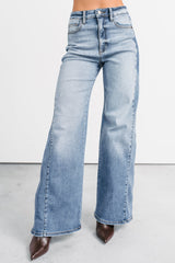 Diane Wide Leg Phoenix Textile Jeans (Light Wash)