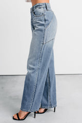 Kella Mid Rise Baggy Cello Jeans (Medium)