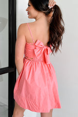 In My Memories Cut-Out Mini Dress (Pink)