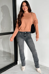 Wyoming Winters Fringe Sweater (Camel)