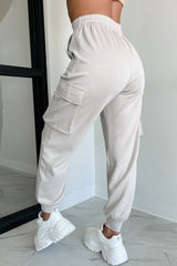 DOORBUSTER Forever A Homebody Cargo Joggers (Light Tan)