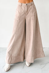 Norris Ultra Wide Leg Mustard Seed Jeans (Mocha Mousse)