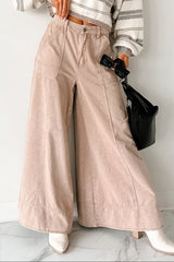 Norris Ultra Wide Leg Mustard Seed Jeans (Mocha Mousse)