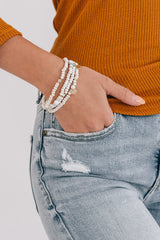 Make Me Want To Bracelet Set (Ivory)