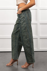 Boden Leopard Wide Leg ANWND Jeans (Denim)