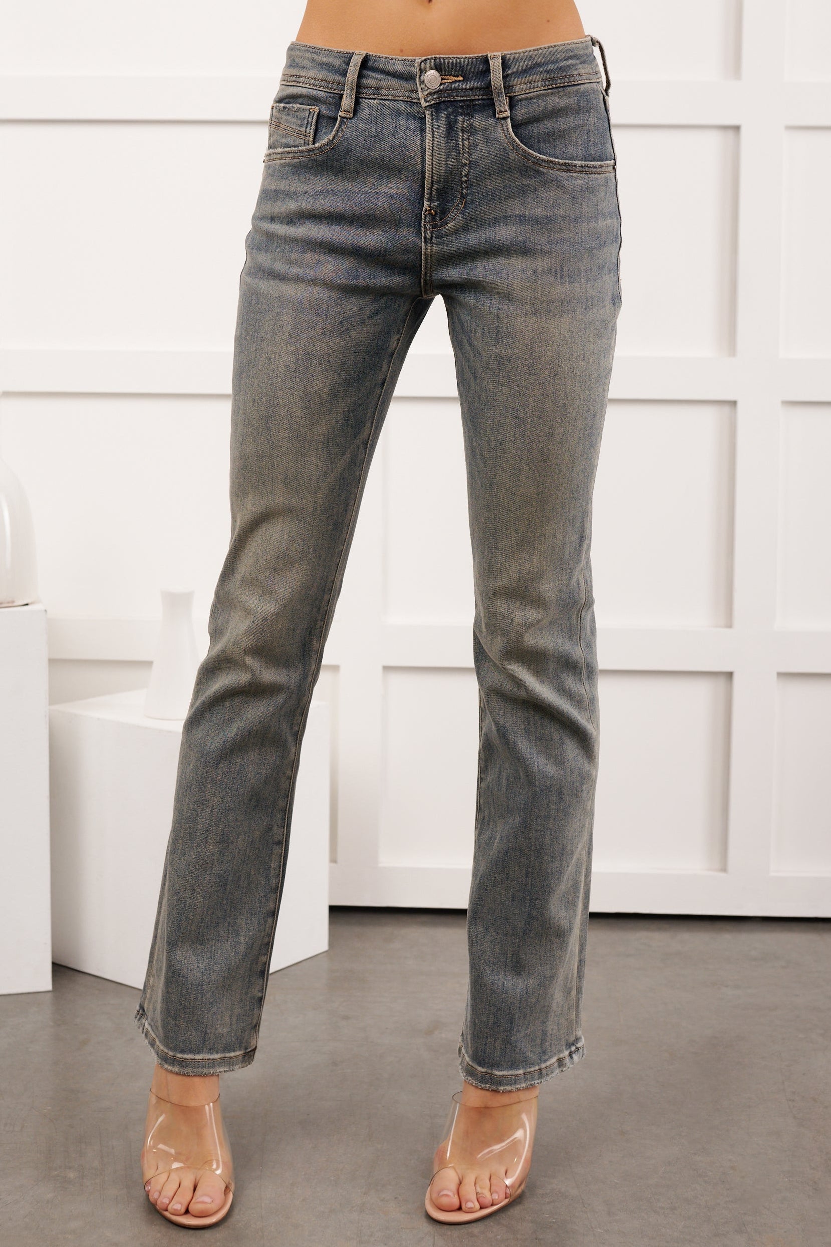 Karter Bootcut Mica Denim Jeans (Vintage Cove)
