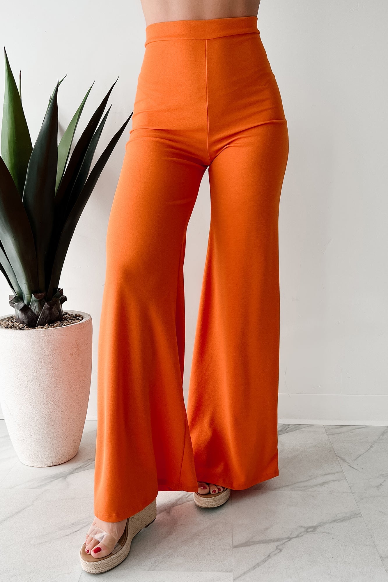 Boundless Ambition High Waist Pants (Orange)