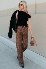 Off The Edge One Shoulder Knit Top (Black)