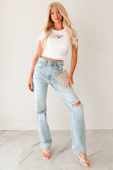 Cassie Super High Rise Cello Dad Jeans (Light Wash)