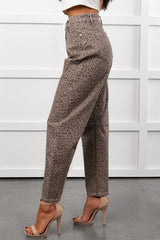 Odin Leopard Barrel Mica Denim Jeans (Ash Brown)