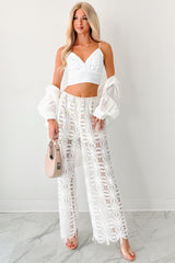 Stitch Please Breezy Crochet Pants (White)