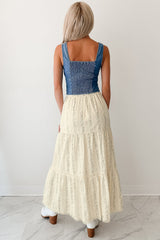 Made For More Hook Front Denim Tank Top (Denim)
