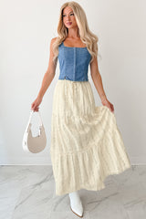 Made For More Hook Front Denim Tank Top (Denim)