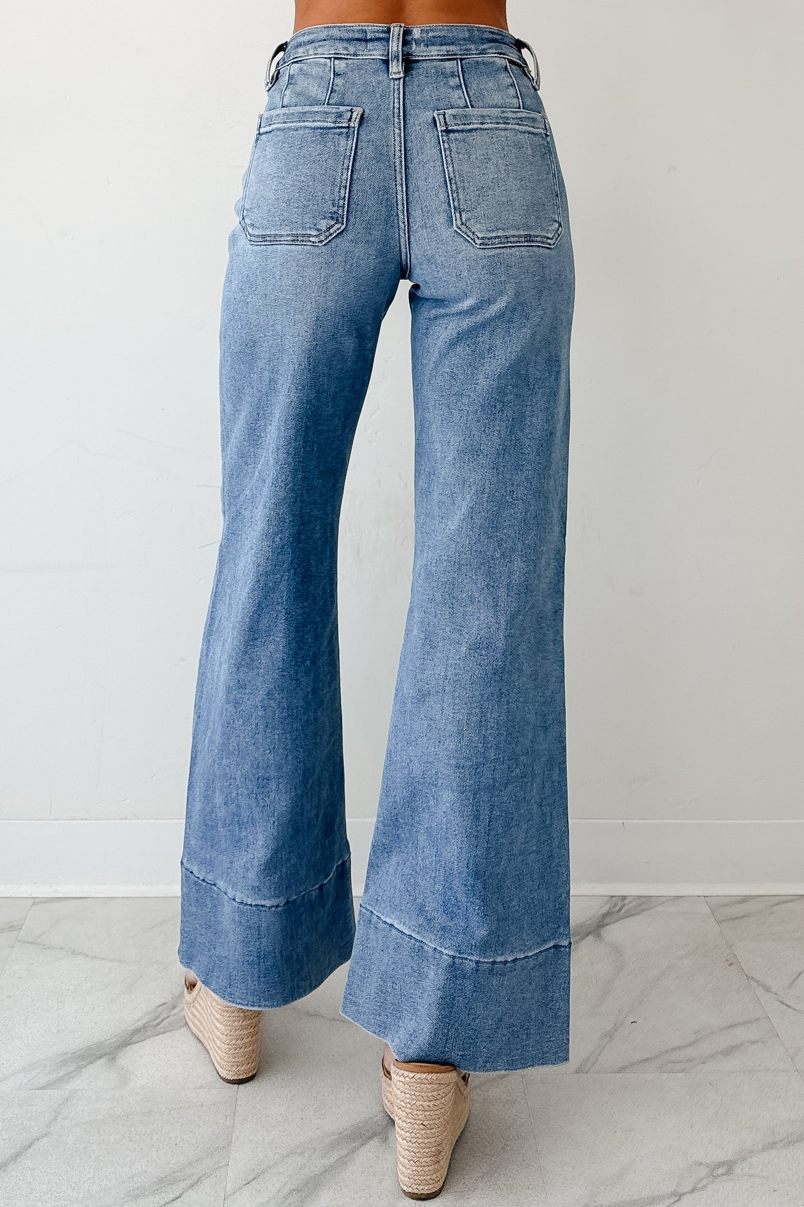 Mariana Flared Tummy Control Risen Jeans (Medium)