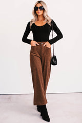 My Cup Of Tea Corduroy Pants (Mocha Mousse)