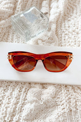 Make Way Thick Frame Cat Eye Sunglasses (Multiple Color Options)