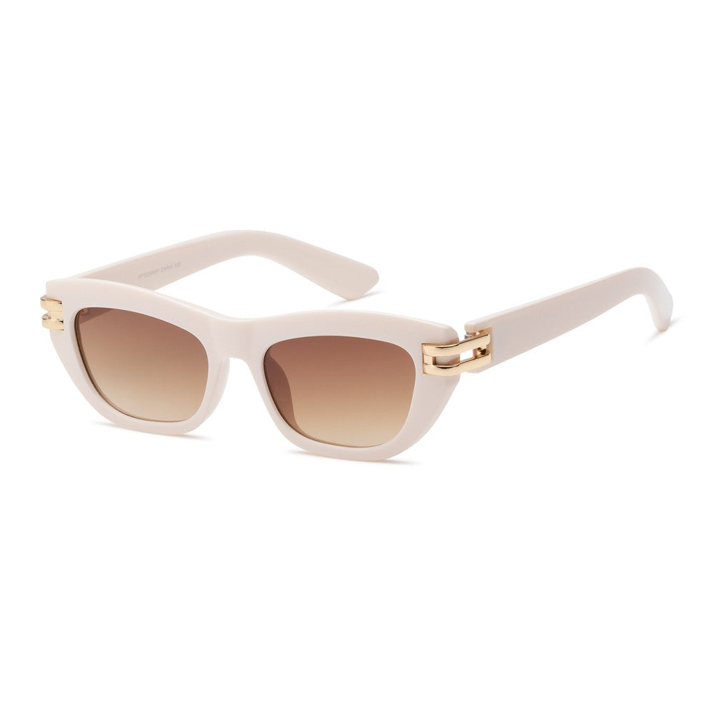 Make Way Thick Frame Cat Eye Sunglasses (Multiple Color Options)